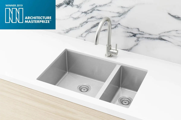 Meir Kitchen Sink 1.5 Bowl 670mm x 440mm - Brushed Nickel