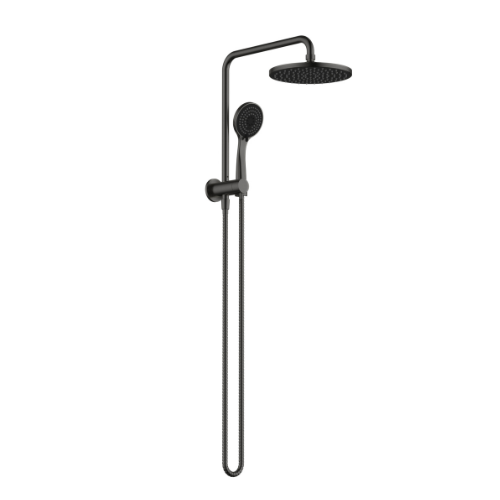 Modern National Bondi Half Rail Twin Multifunction Shower Matte Black