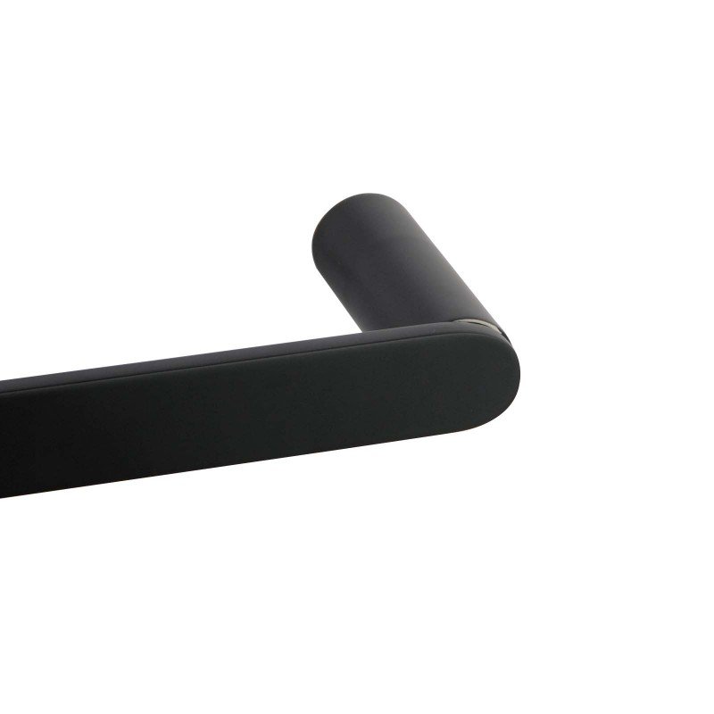Rumia Black Single Towel Holder 300mm Stainless Steel 304 Wall Mounted