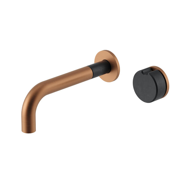 Meir X Nood Co. Alchemy Series Progressive Wall Mixer Set - X Storm - Brushed Bronze (Lustre Bronze)