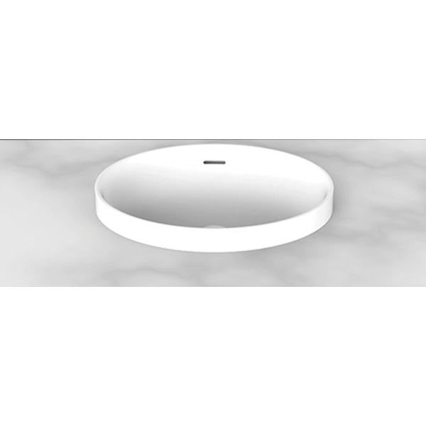 ADP Ozera Solid Surface Semi Inset Basin