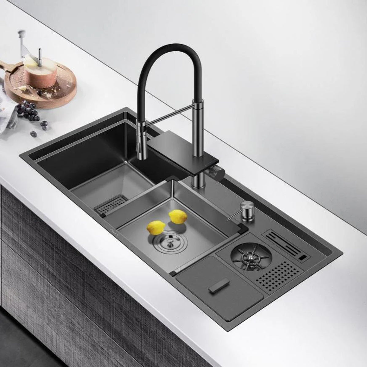 Alia Double Bowl Smart Sink