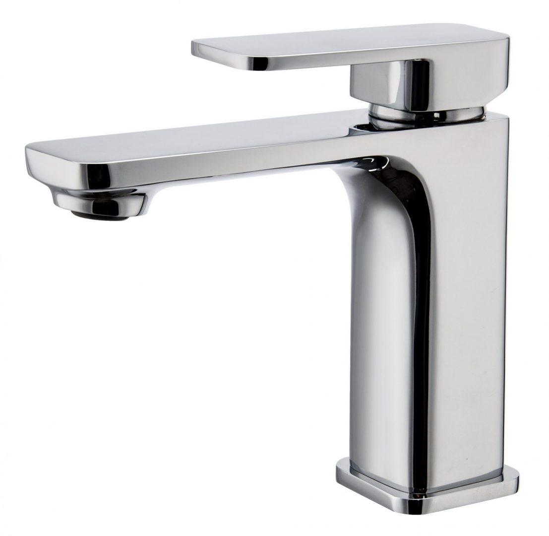 Aquato Basin Mixer Chrome Soft Square