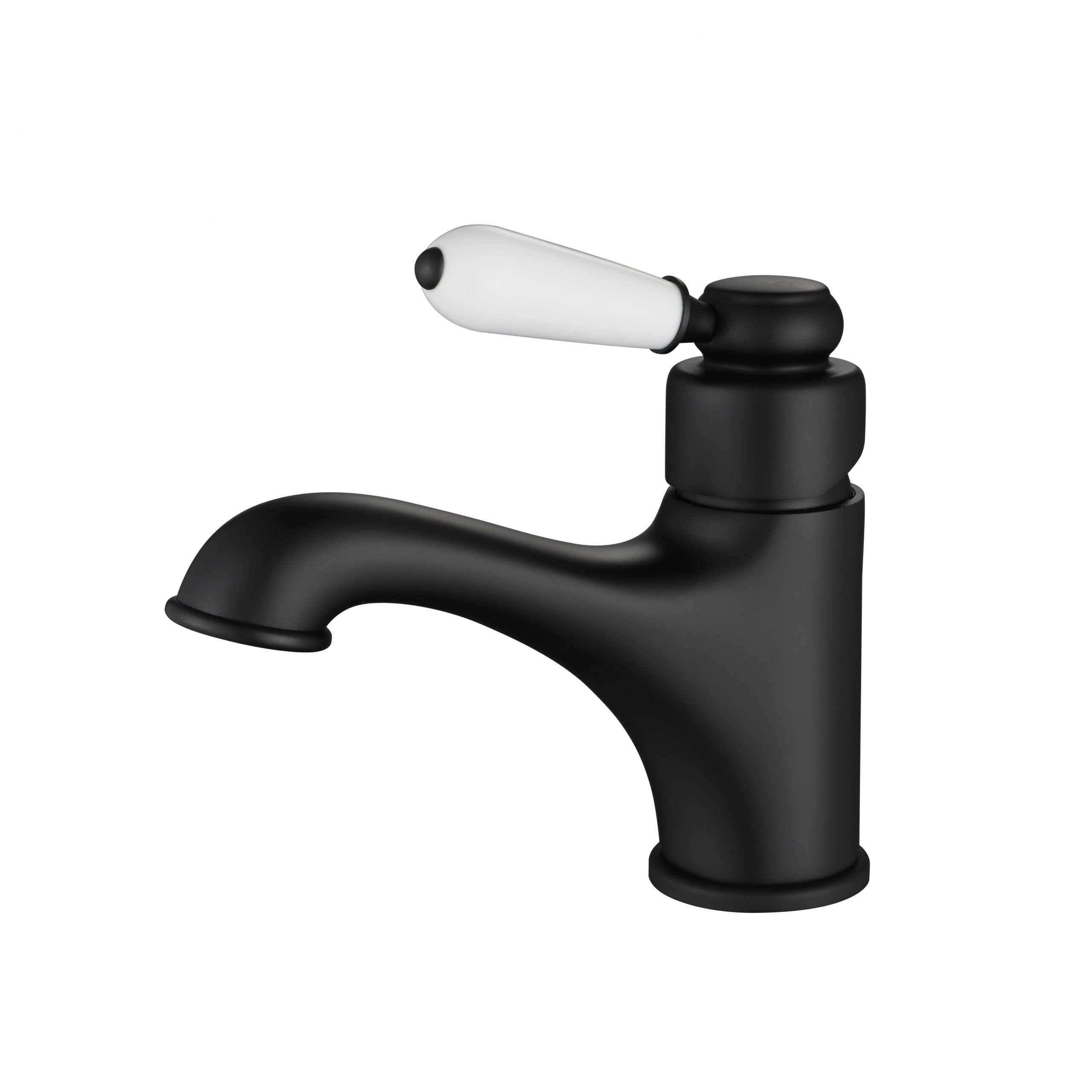 Modern National Bordeaux Basin Mixer Matte Black