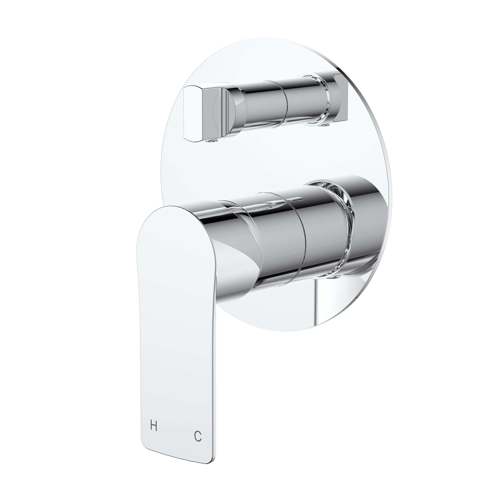 Modern National Kiama Shower Diverter Mixer - Chrome — A-KIA009