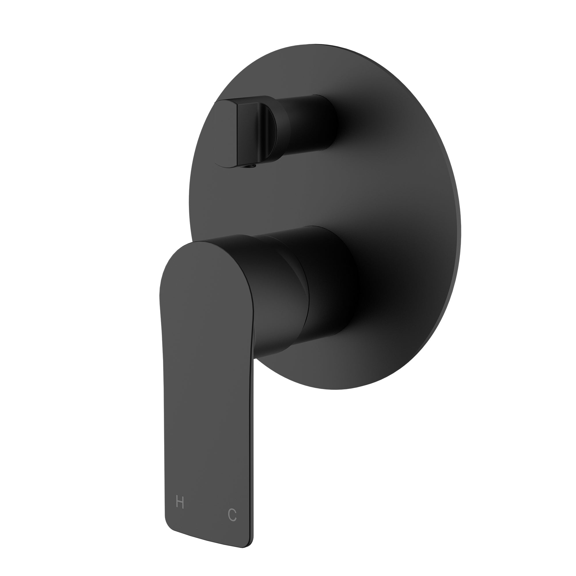 Modern National Kiama Shower Diverter Mixer - Matte Black — A-KIA009BK