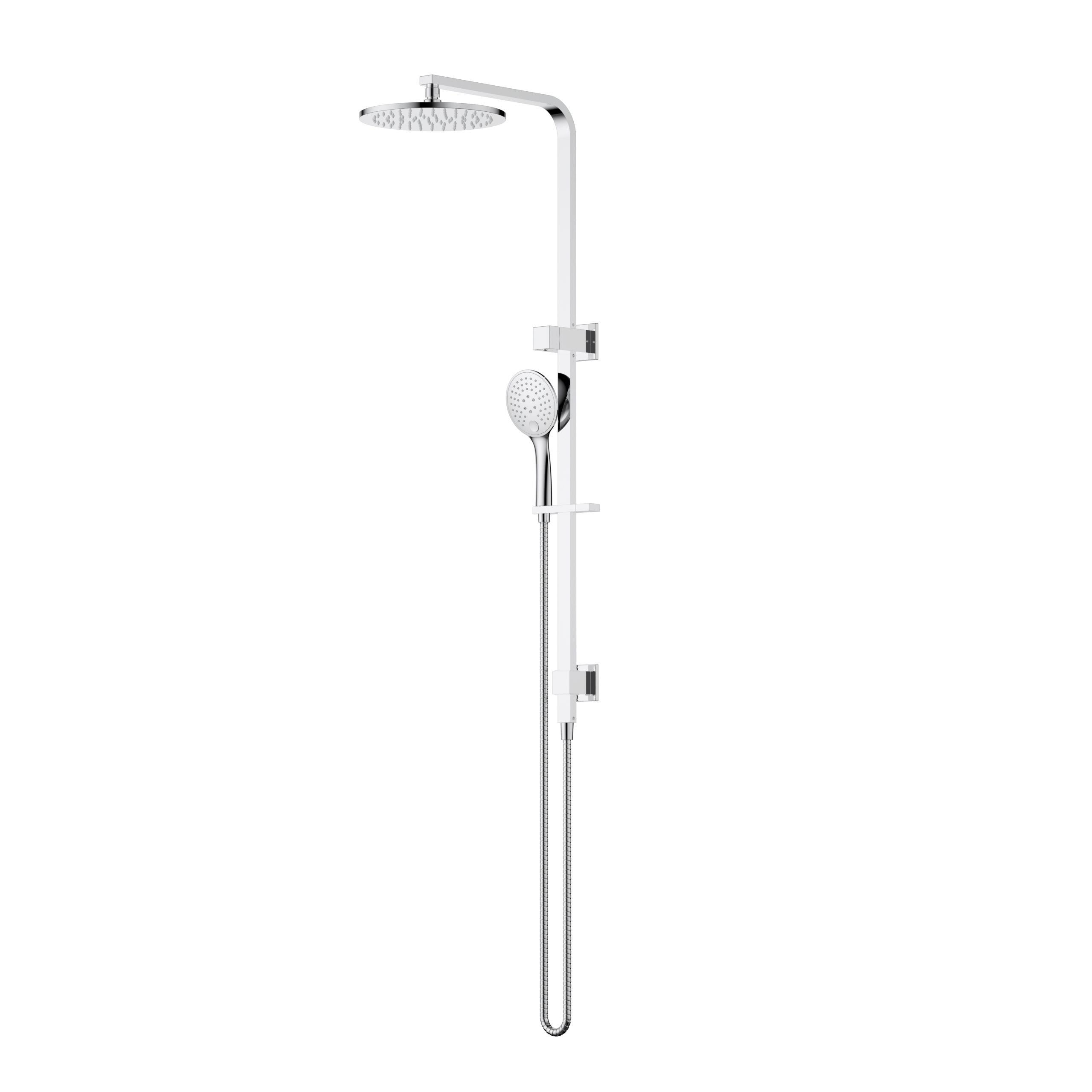 Modern National Kiama 2-in-1 Shower Column Set - Chrome — A-KIA013