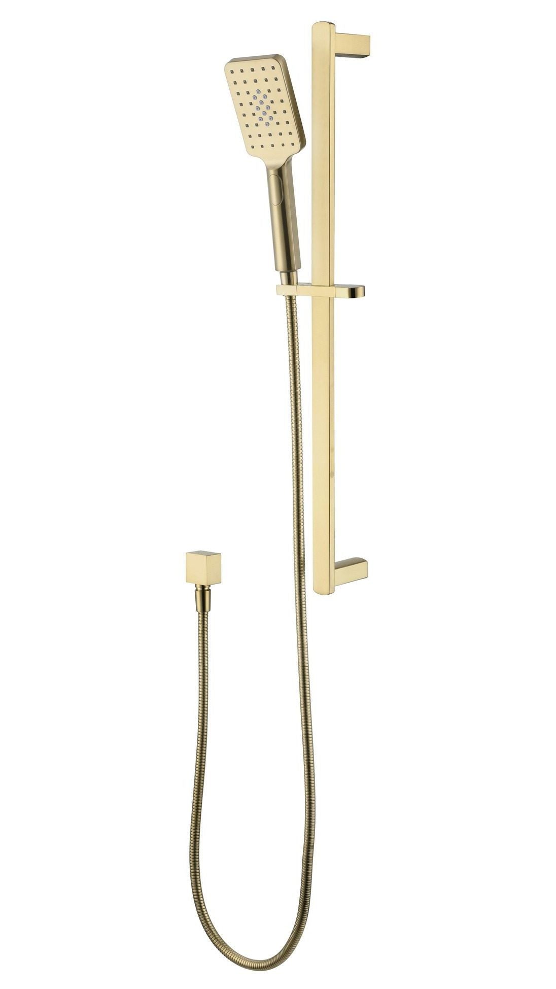 Modern National Kiama Shower On Rail - Brushed Gold (Brushed Bronze) — A-KIA014BM