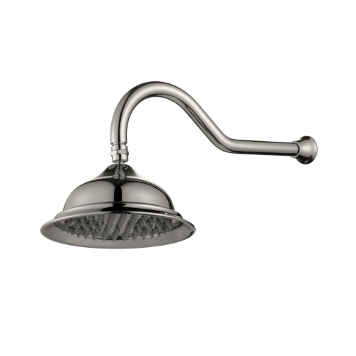 Modern National Bordeaux Shower Head and Arm Set - Warm Brushed Nickel