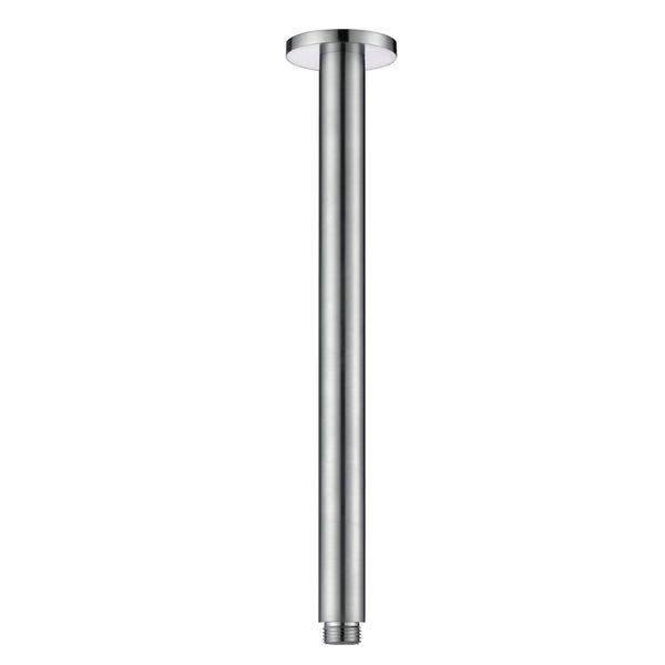 Modern National Round Ceiling Shower Arm - Brushed Chrome
