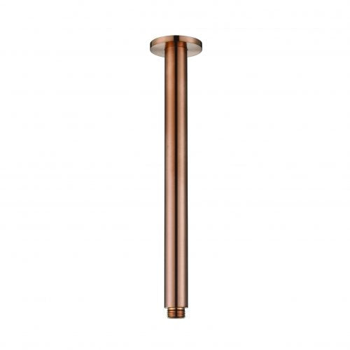 Modern National Round Ceiling Shower Arm - Champagne — CAR016CM