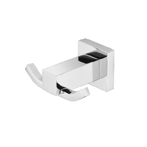 Modern National Lux Double Robe Hook - Chrome — LUX53-2