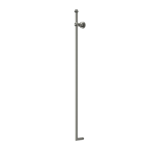 Modern National Medoc Federation Classic Vertical Heated Towel Rail - Warm Brushed Nickel