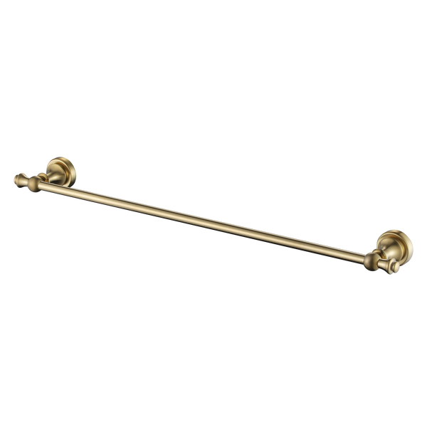 Modern National Medoc Single Towel Rail - PVD Brushed Gold (Brushed Bronze)