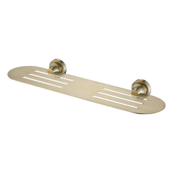 Modern National Medoc Metal Shelf - Brushed Gold (Brushed Bronze)