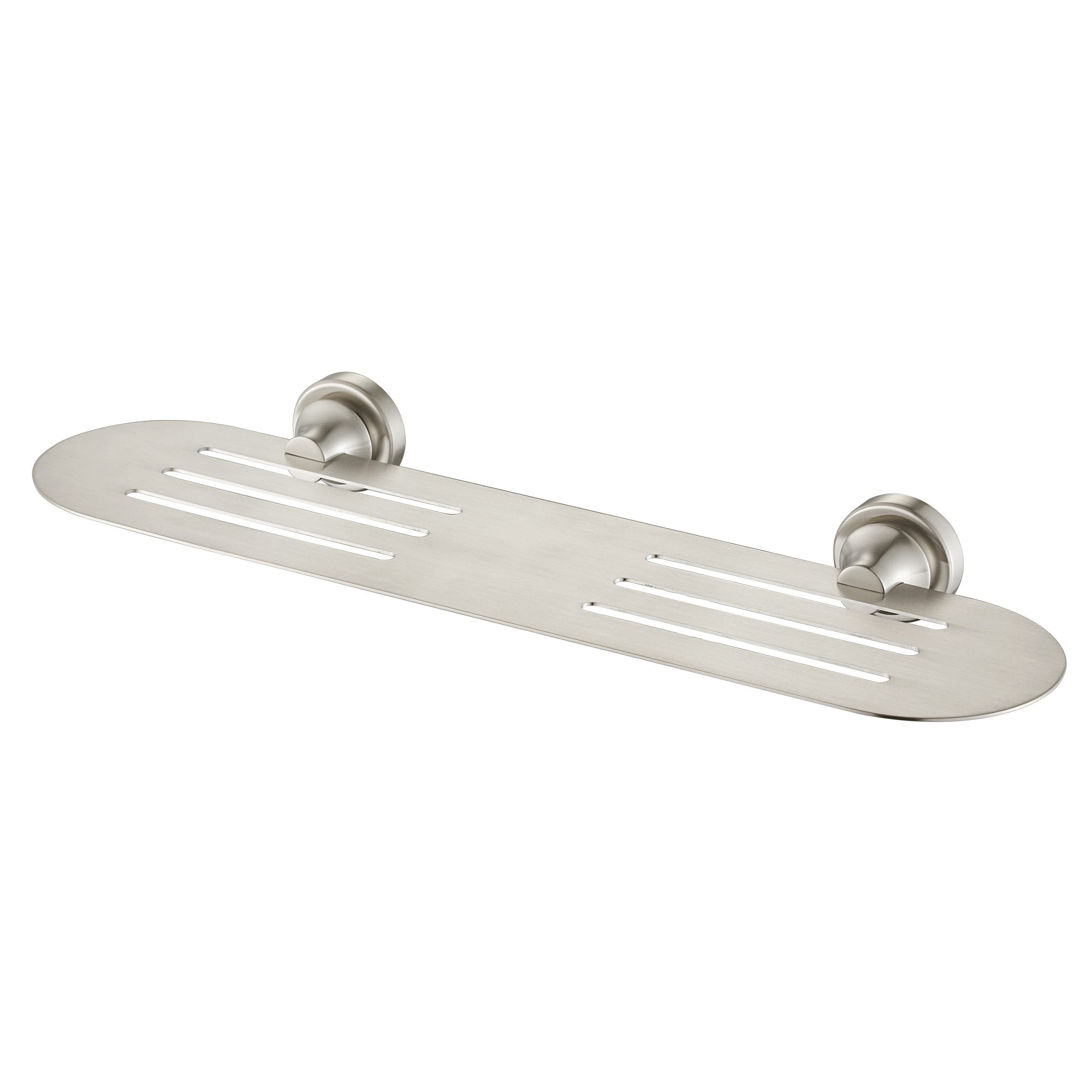 Modern National Medoc Metal Shelf - Warm Brushed Nickel — MED90-2BN