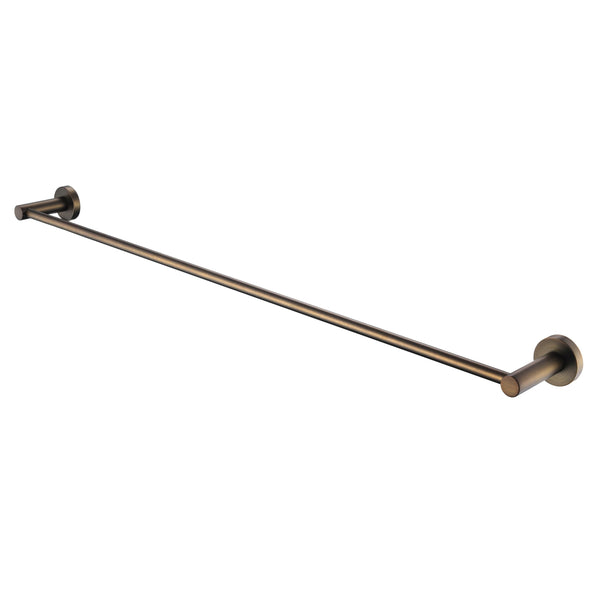 Modern National Star 600mm Mini Single Towel Rail - Antique Brass