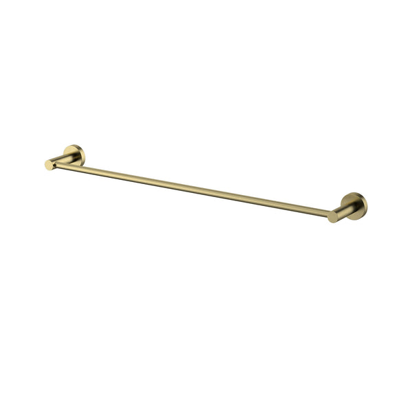 Modern National Mirage 600mm Single Towel Rail - Brushed Gold (Brushed Bronze)