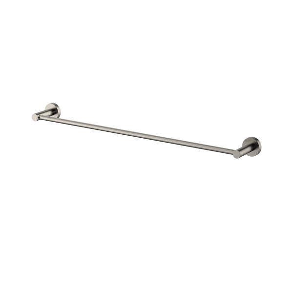 Modern National Mirage 600mm Single Towel Rail - Warm Brushed Nickel