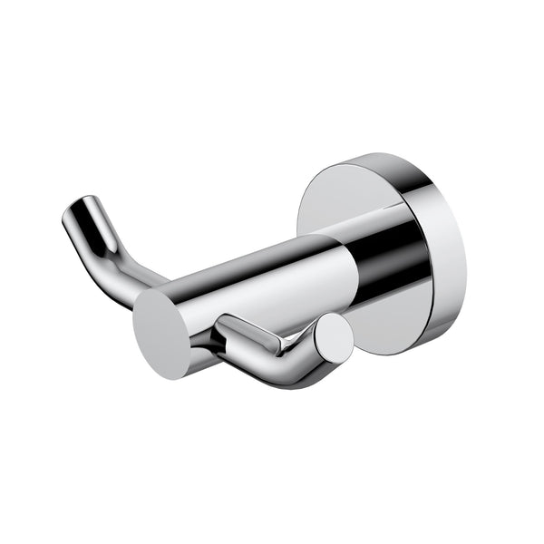 Modern National Mirage Double Robe Hook - Chrome