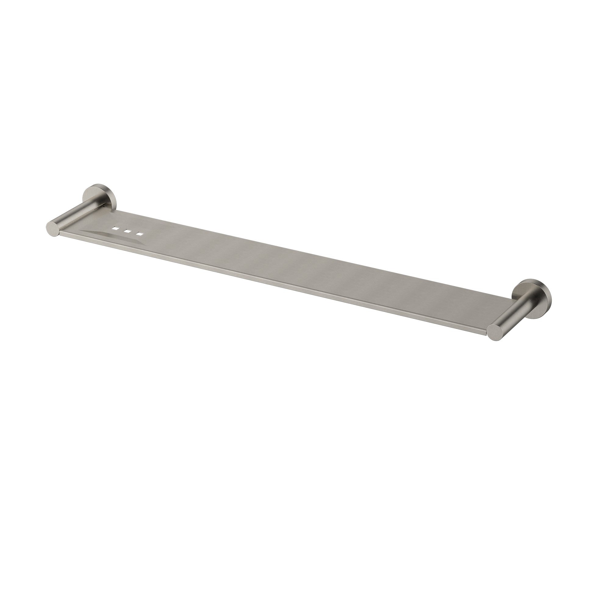 Modern National Mirage Metal Shelf - Warm Brushed Nickel — MIR90-2BN