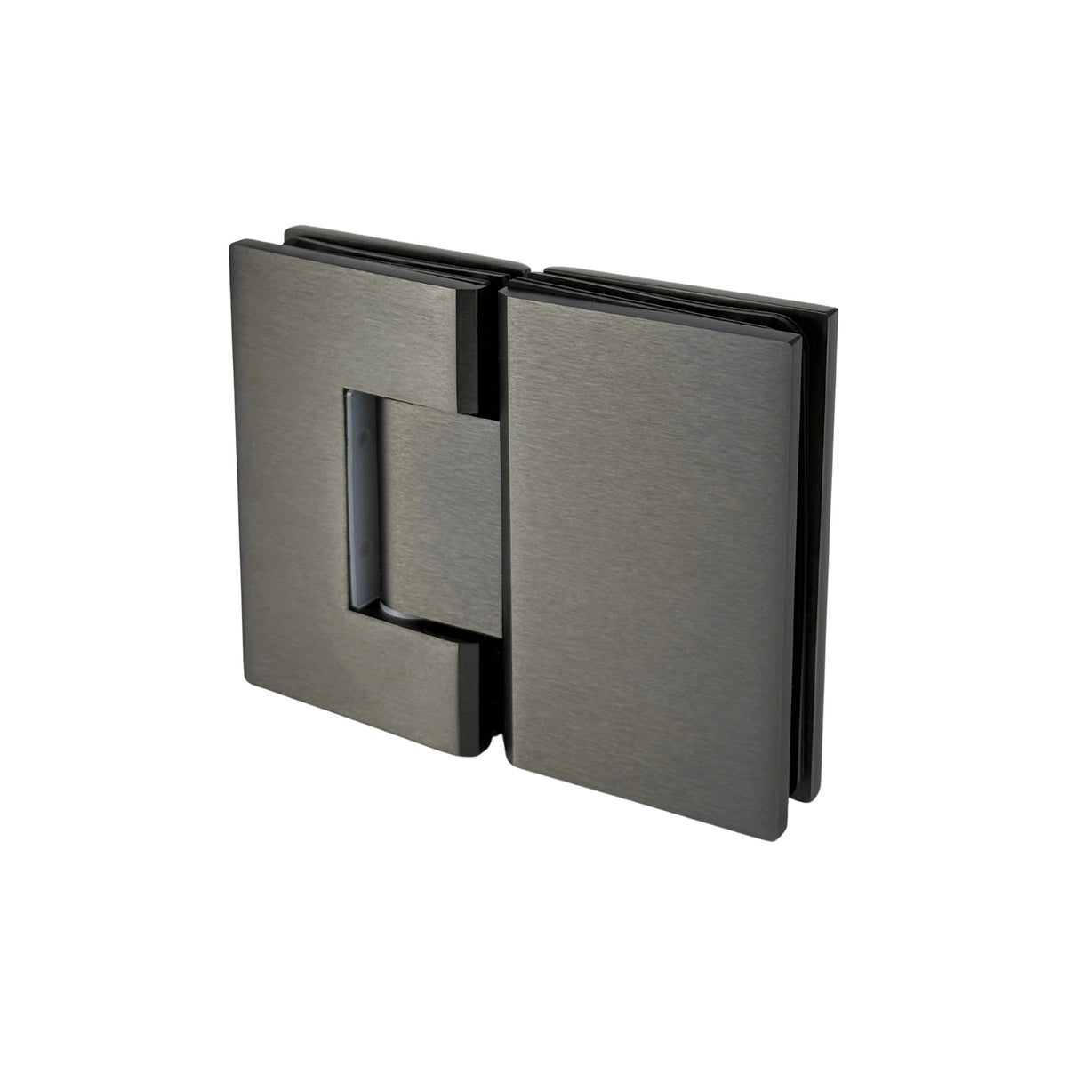 Modern National Shower Door Hinge 180 Degrees - Gunmetal — MNHINGE180GM