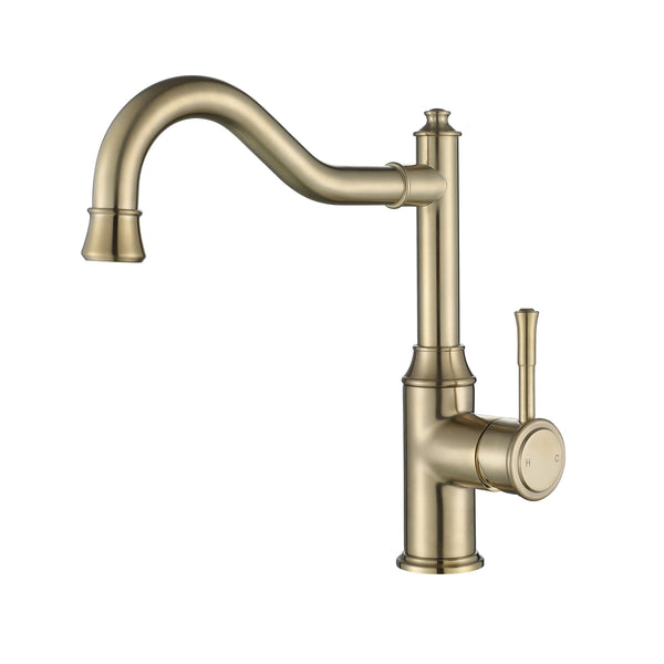 Modern National Montpellier Kitchen Mixer - Brushed Gold (Brushed Bronze)