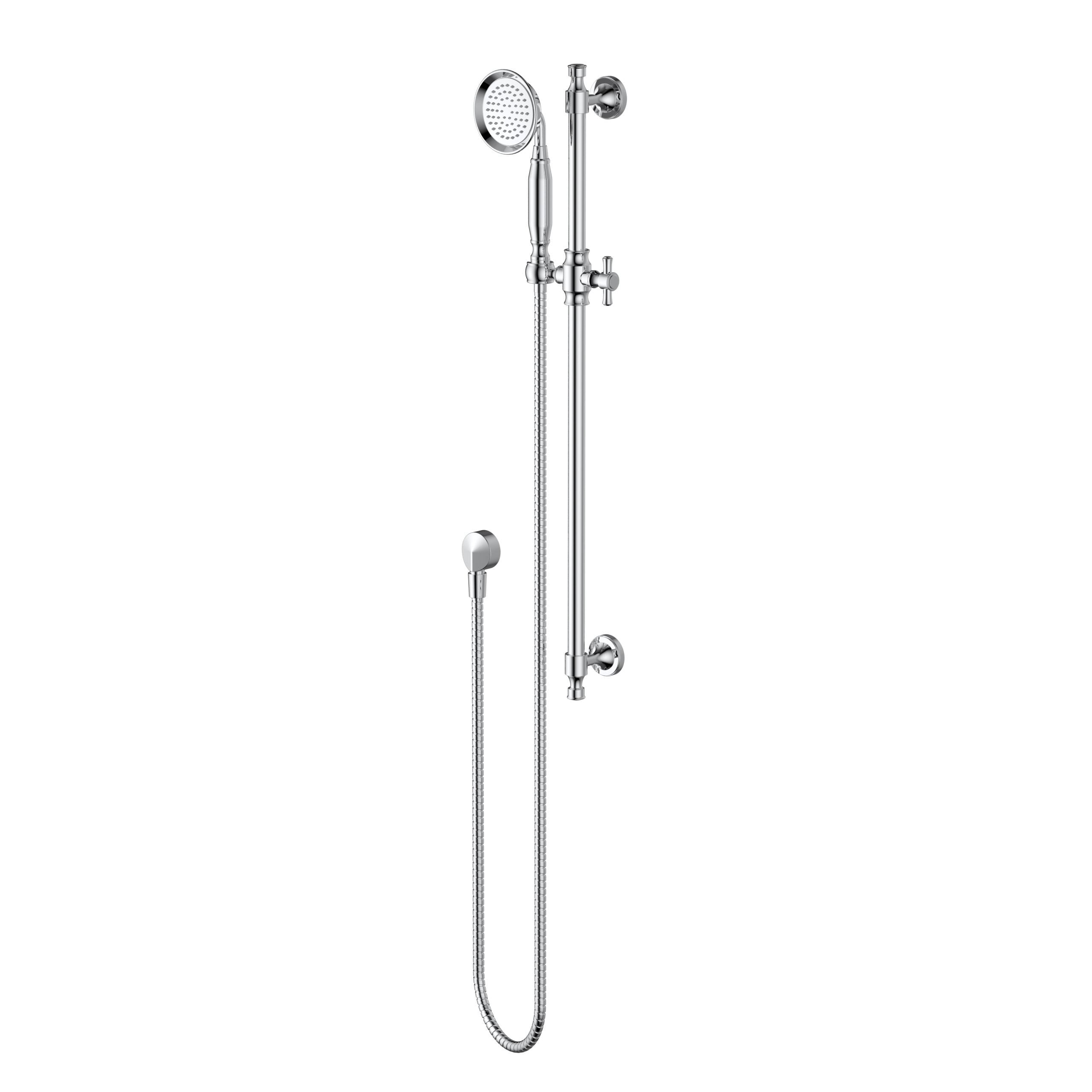 Modern National Montpellier Rail Shower - Chrome — MON014