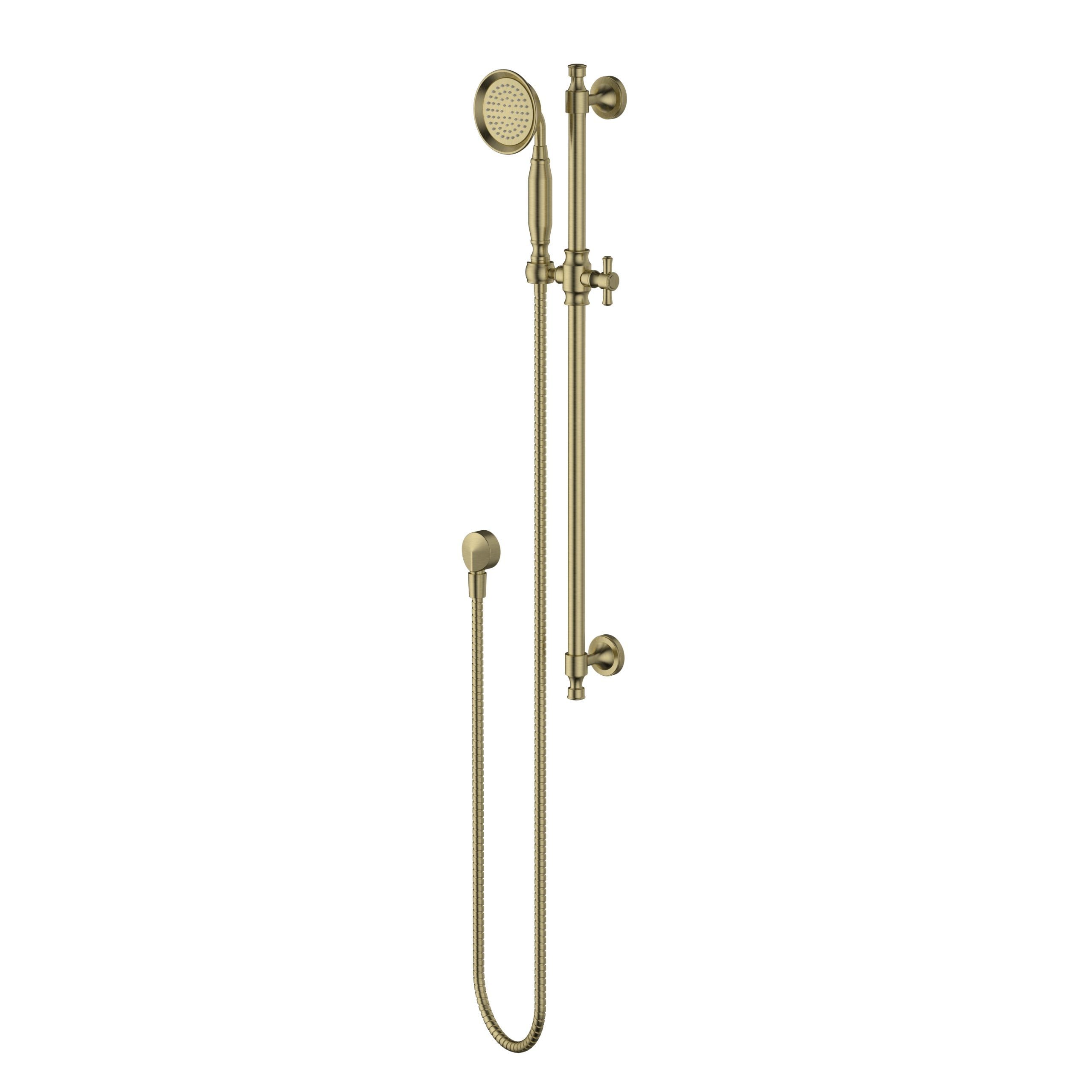 Modern National Montpellier Rail Shower - Brushed Gold (Brushed Bronze) — MON014BM