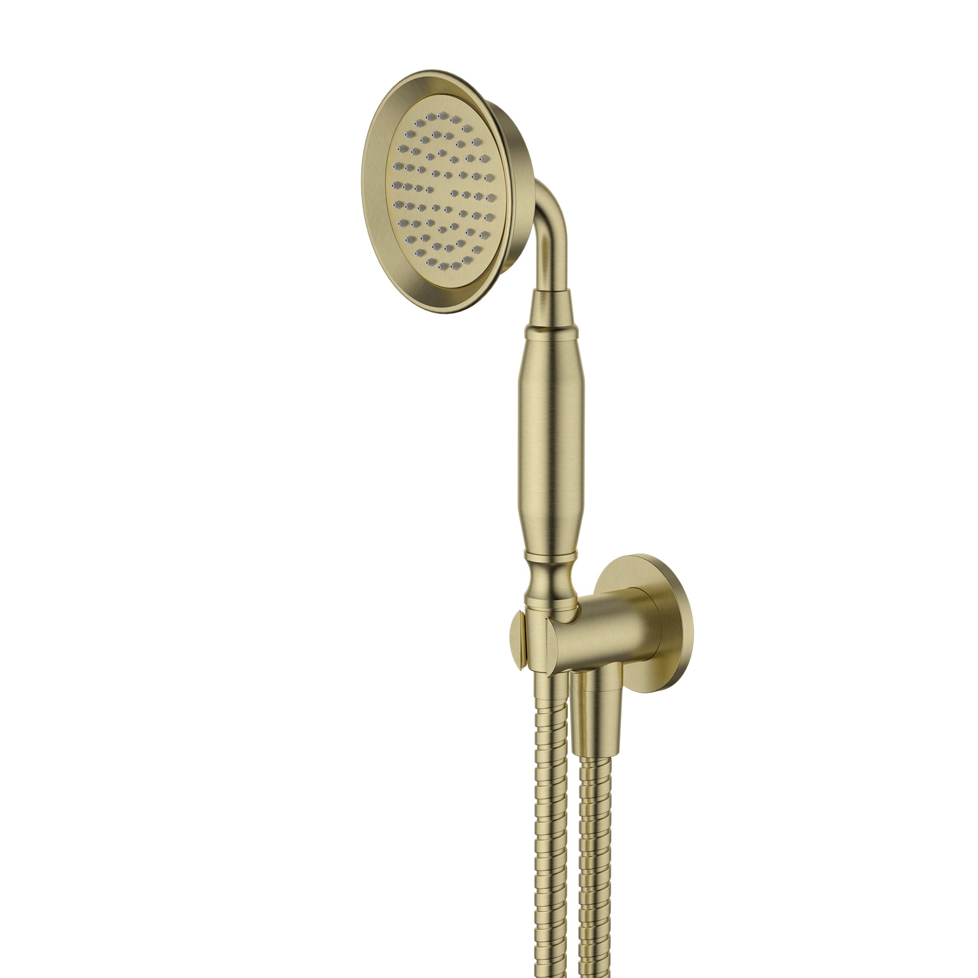 Modern National Montpellier Hand Shower on Bracket - Brushed Gold (Brushed Bronze) — MON081BM