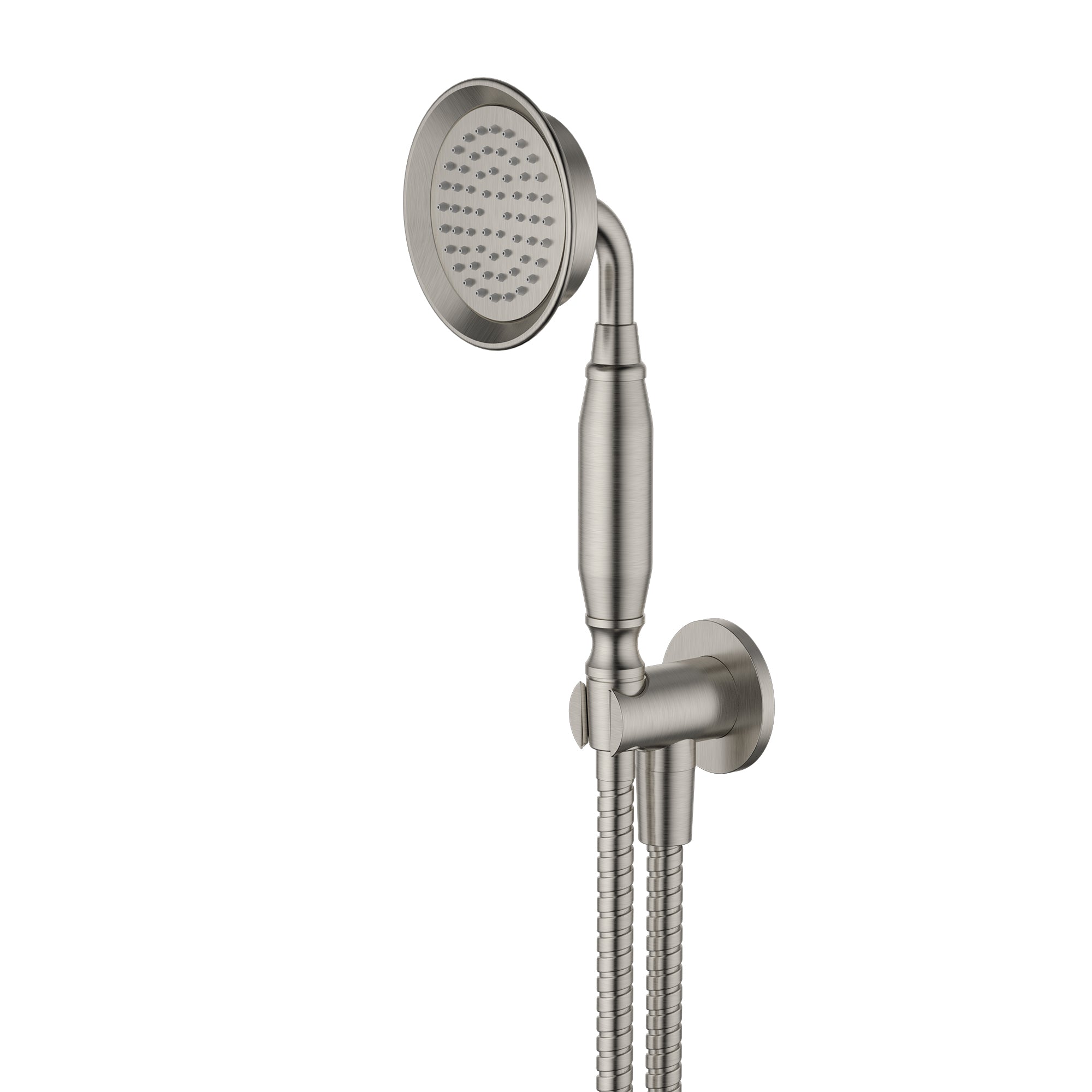 Modern National Montpellier Hand Shower on Bracket - Warm Brushed Nickel — MON081BN