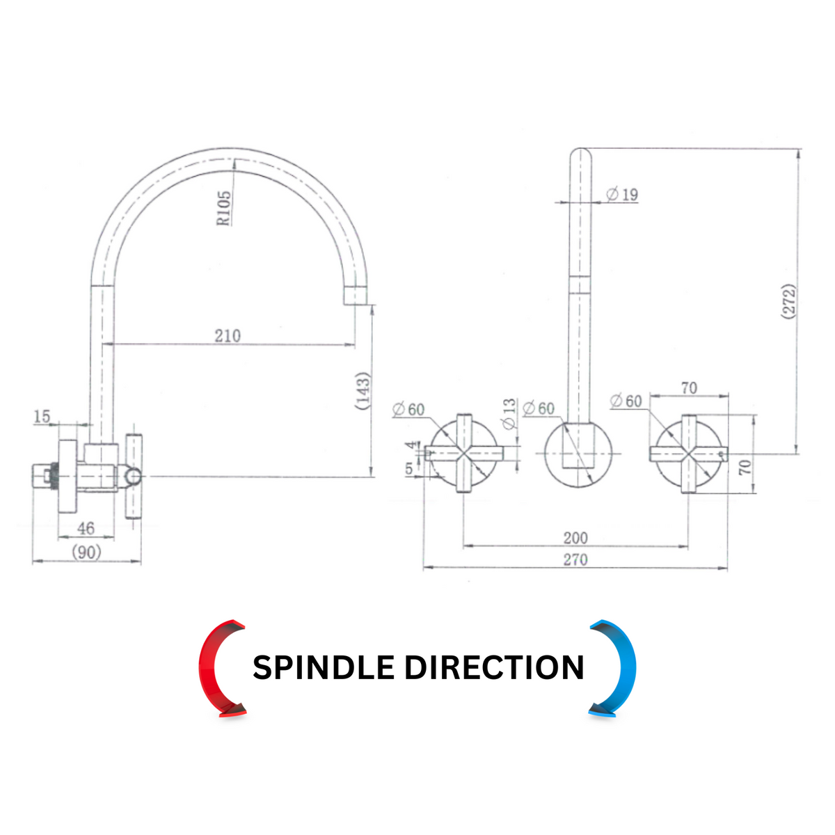 Modern National Ryker Wall Sink Set 1/4 Turn — measurement drawing (RYK007-Line-Drawing-Spindle-Direction-1.png)