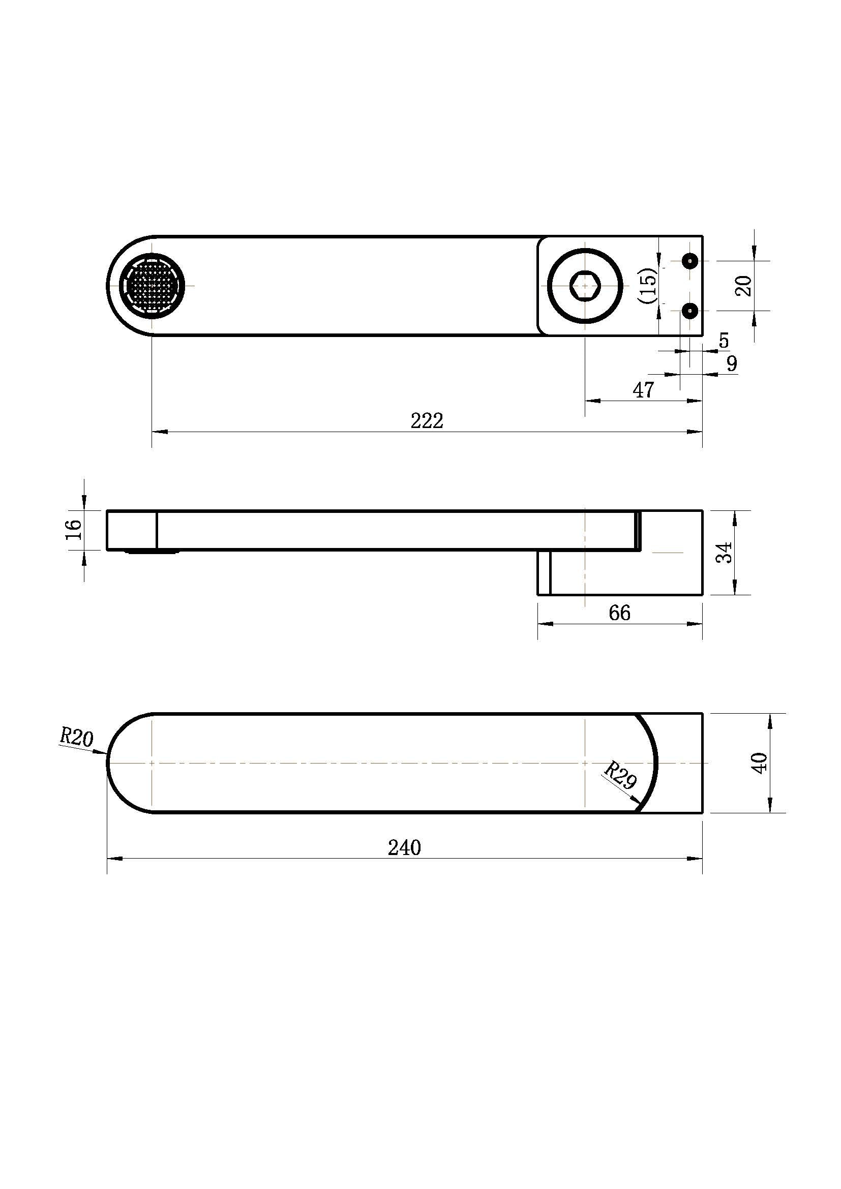 Modern National Nova Swivel Bath Spout — measurement drawing (EVA011-1-Line-Drawing-1.jpg)