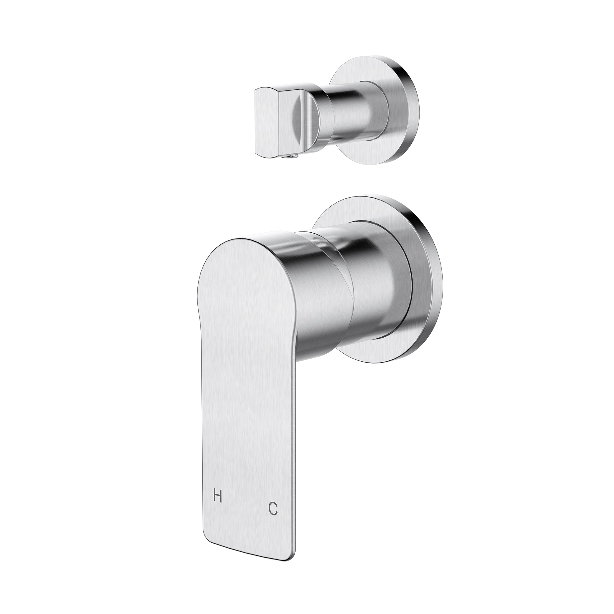 Modern National Nova Shower Diverter - Brushed Chrome — NVA009BC