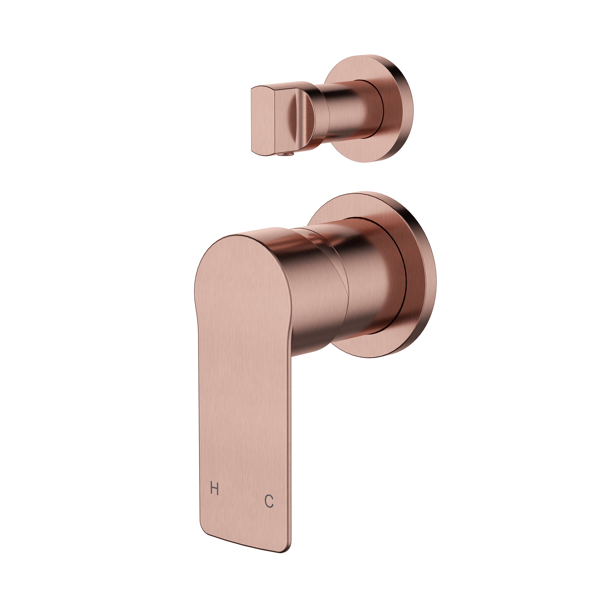 Modern National Nova Shower Diverter - Champagne — NVA009CM