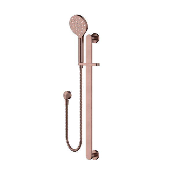 Modern National Nova Shower on Rail - Champagne