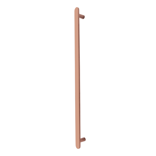 Modern National Nova Vertical Heated Towel Rail - Champagne
