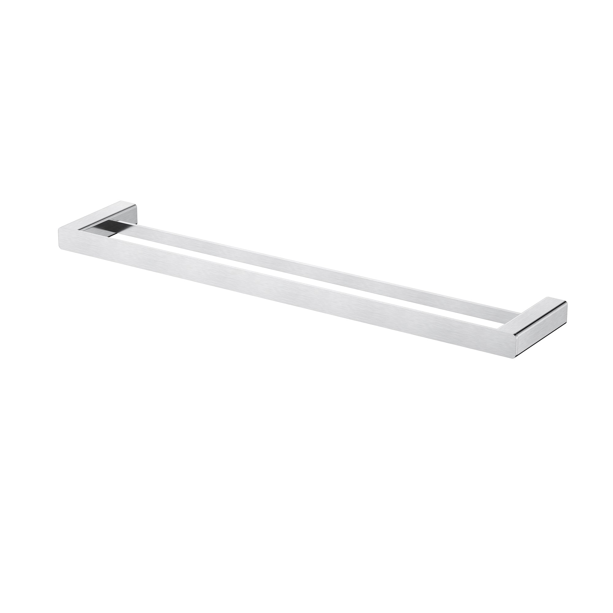 Modern National Nova 600mm Double Towel Rail - Brushed Chrome — NVA48BC