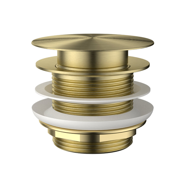 Modern National Pop-Up Waste 40mm For Bath - Brushed Gold (Brushed Bronze)