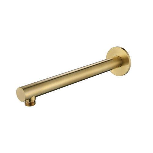 Modern National Round Shower Arm - Brushed Gold (Brushed Bronze) — SAR016BM