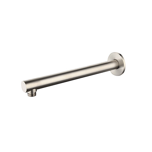 Modern National Round Shower Arm - Warm Brushed Nickel — SAR016BN