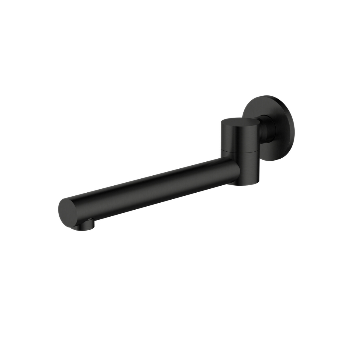 Modern National Star Swivel Bath Spout - Matte Black — STR011BK