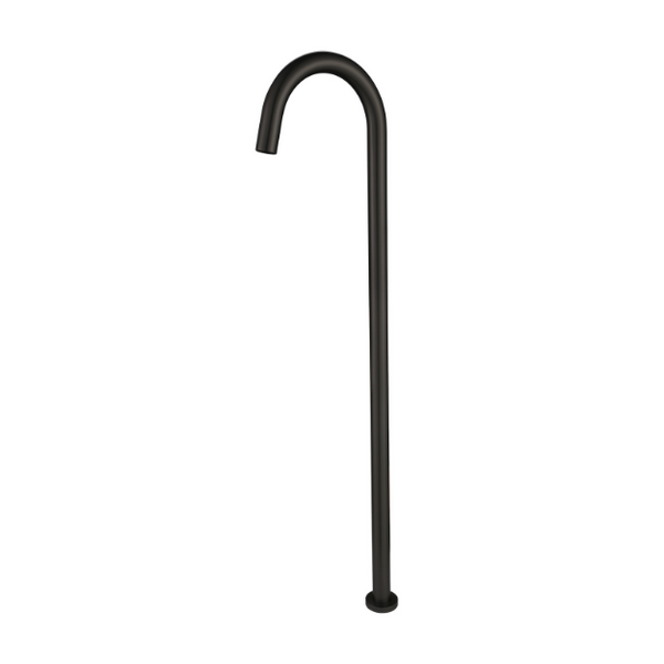 Modern National Star Freestanding Bath Spout - Matte Black