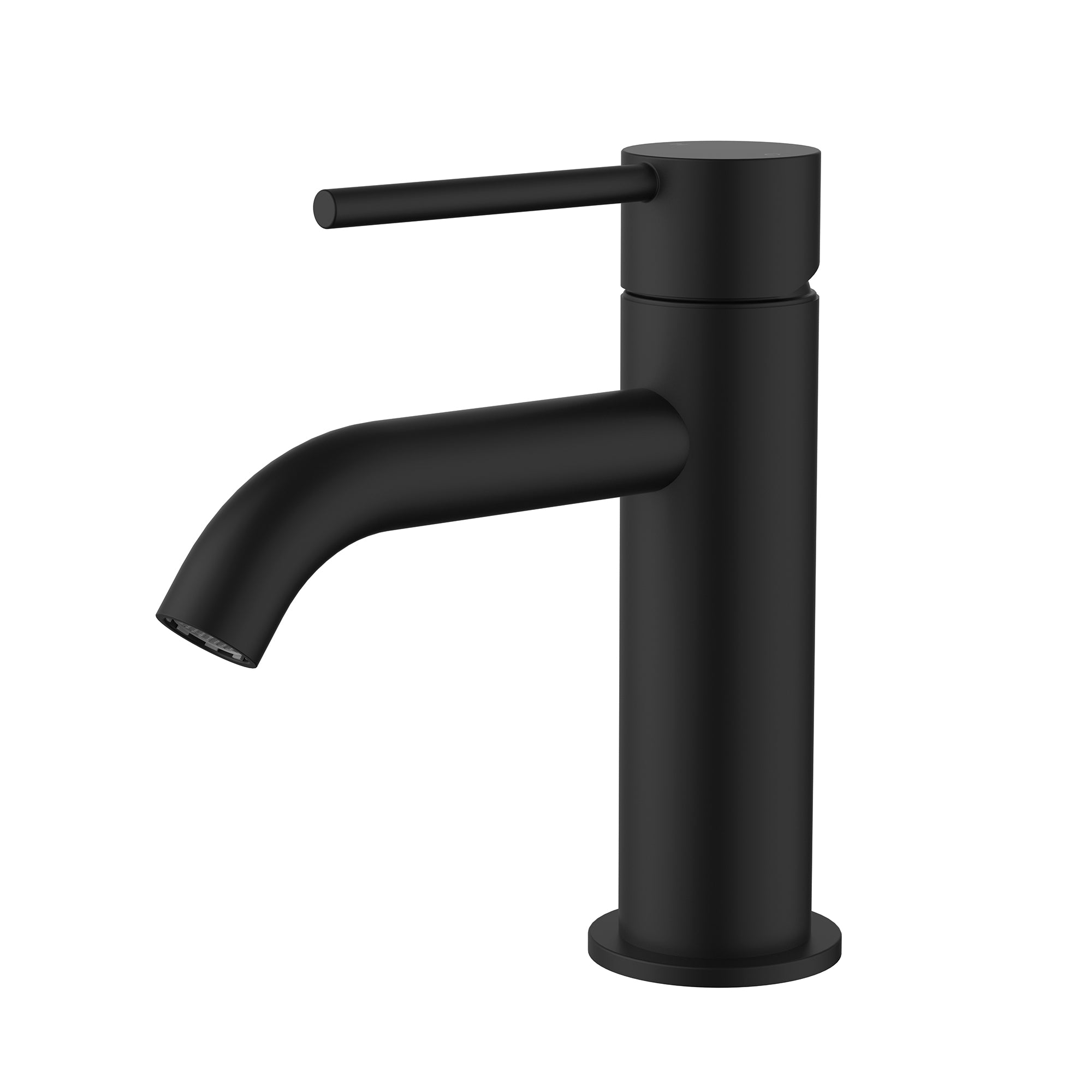 Modern National Star Mini Basin Mixer Curved Spout - Matte Black — STRM001-1BK