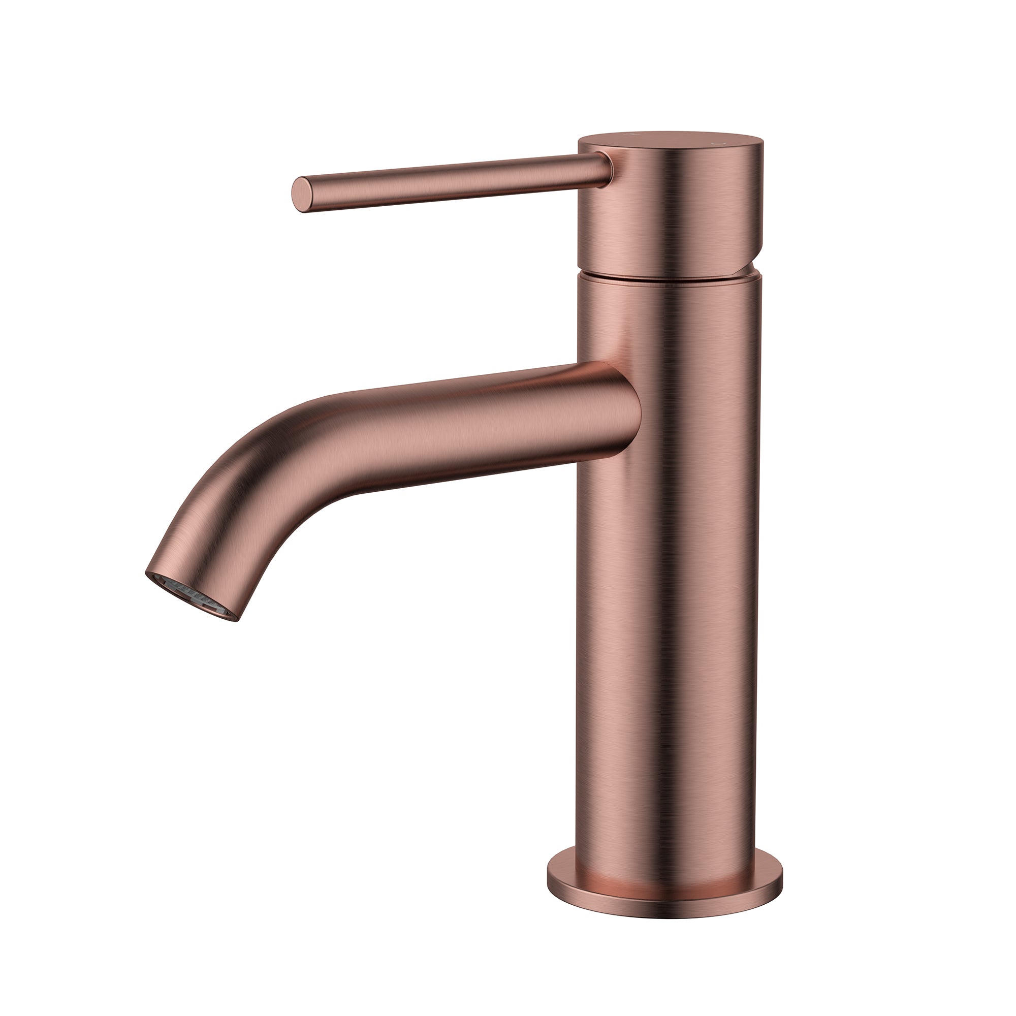 Modern National Star Mini Basin Mixer Curved Spout - Champagne — STRM001-1CM