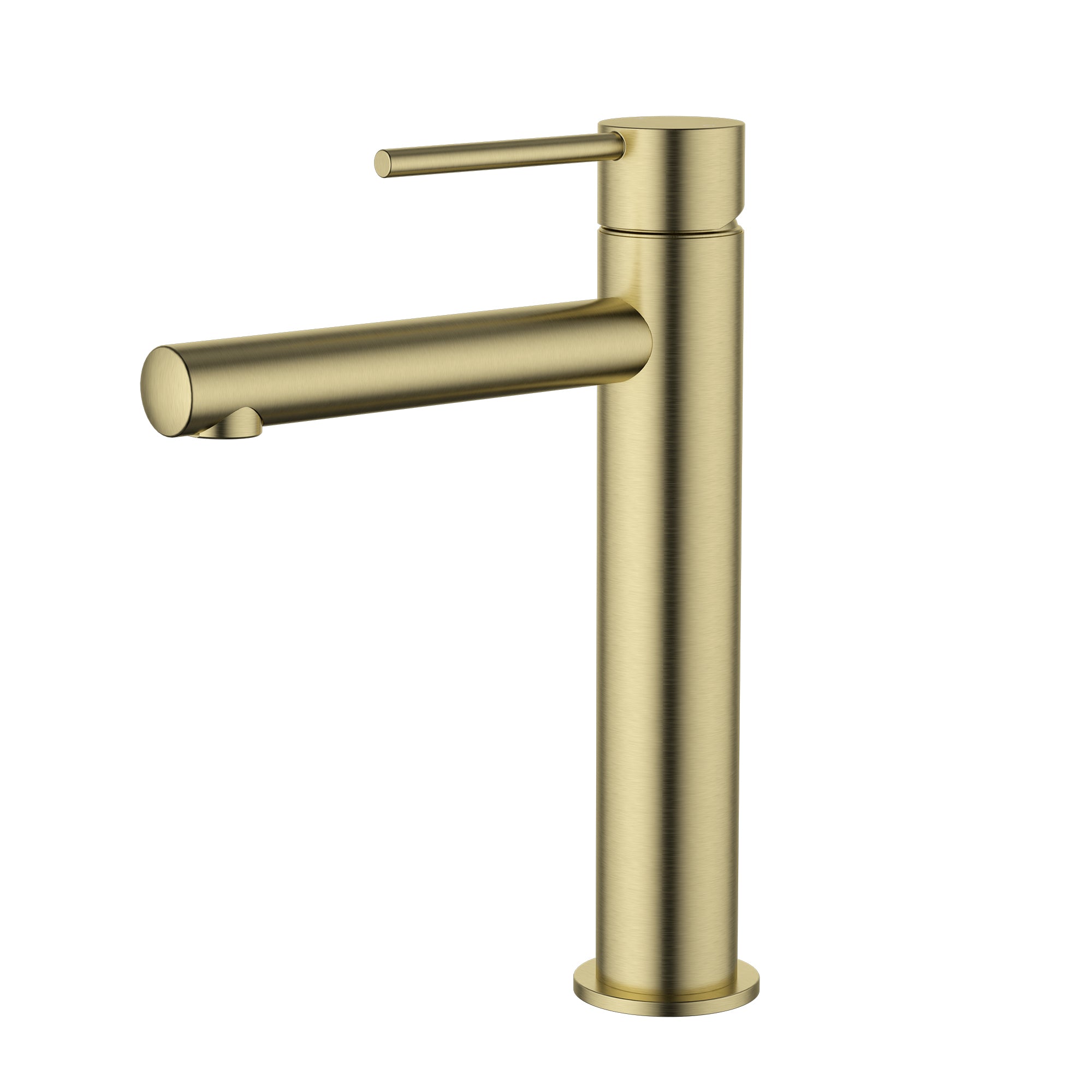 Modern National Star Mini Mid-Rise Basin Mixer - Brushed Gold (Brushed Bronze) — STRM001.5BM