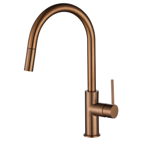 Modern National Star Mini Pull-Out Kitchen Mixer - Champagne — STRM005CM