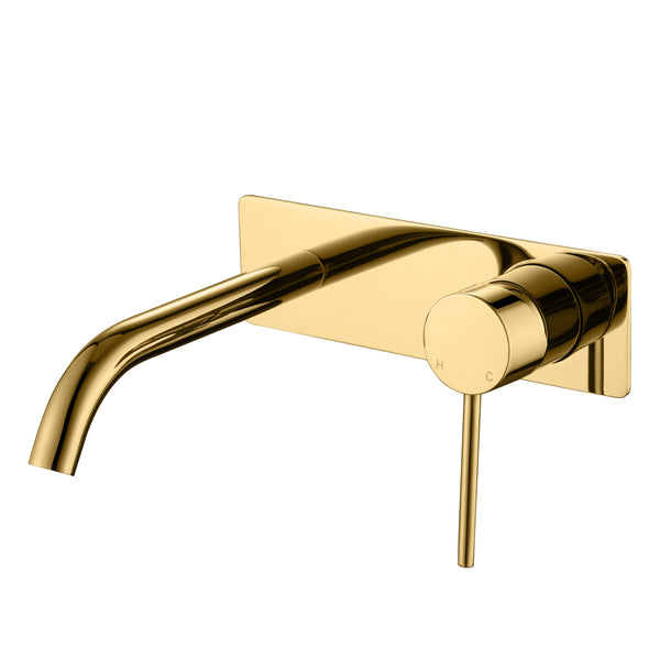 Modern National Star Mini Wall Combination - Polished Gold (Polished Brass)