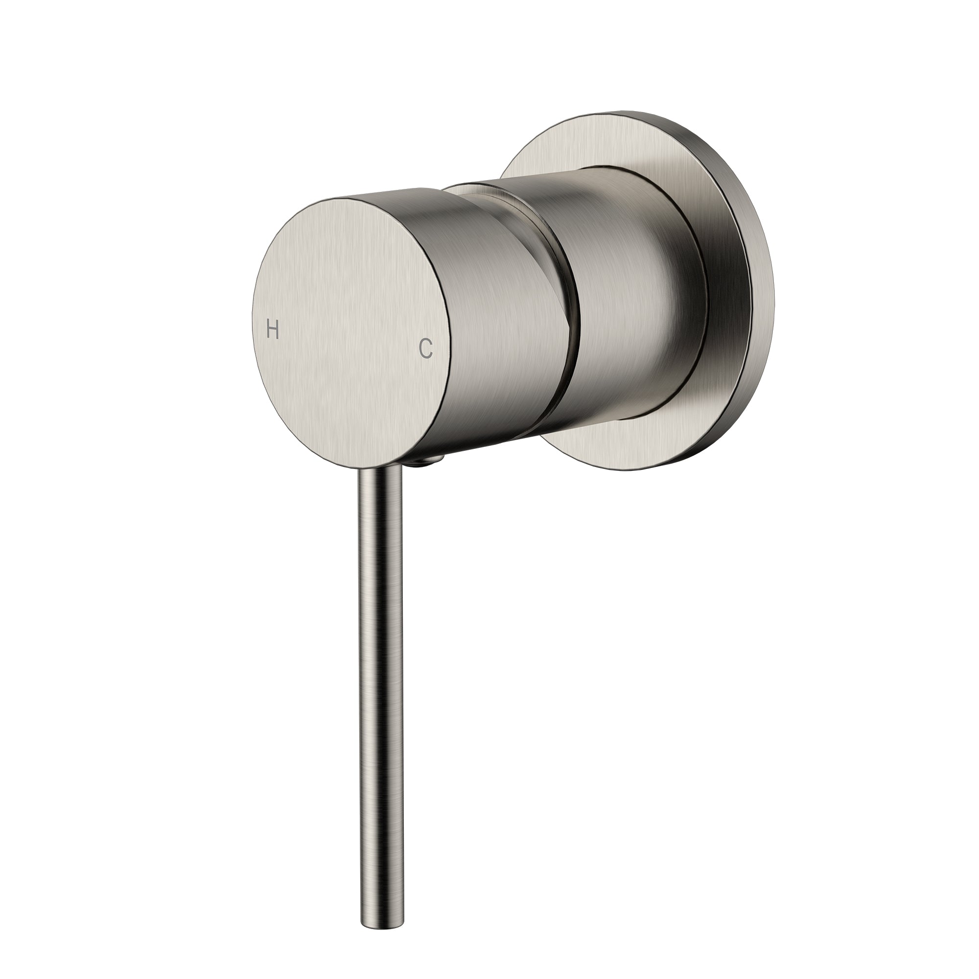 Modern National Star Mini Shower Mixer 60mm - Warm Brushed Nickel — STRM008-1BN