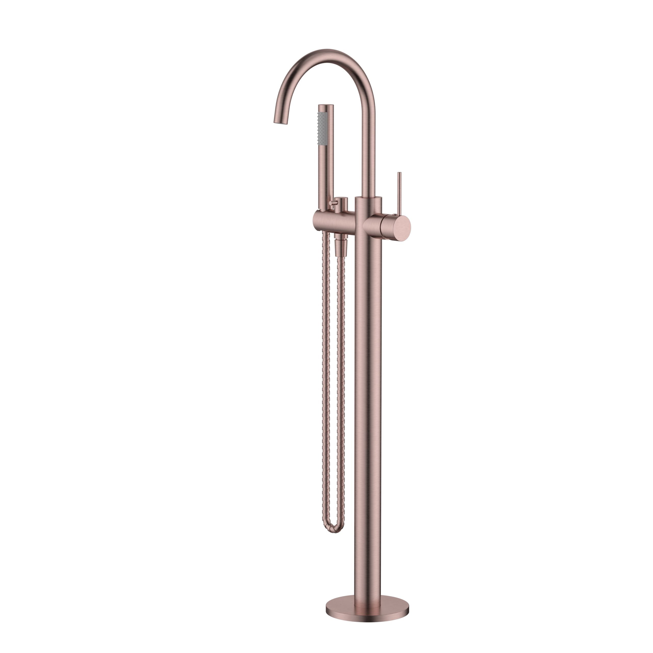 Modern National Star Mini Freestanding Bath Mixer with Hand Shower - Dusk — STRM012-3DS